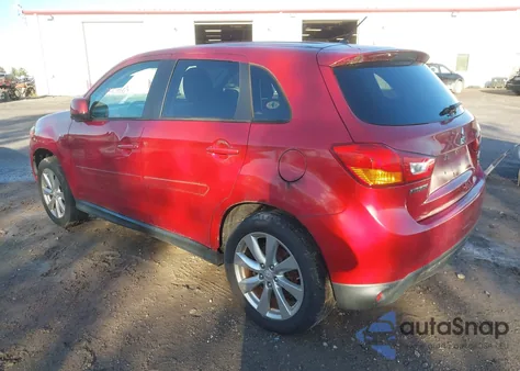 2015 Mitsubishi Outlander Sport Es из США, поврежденный, VIN 4A4AP3AU0FE052221